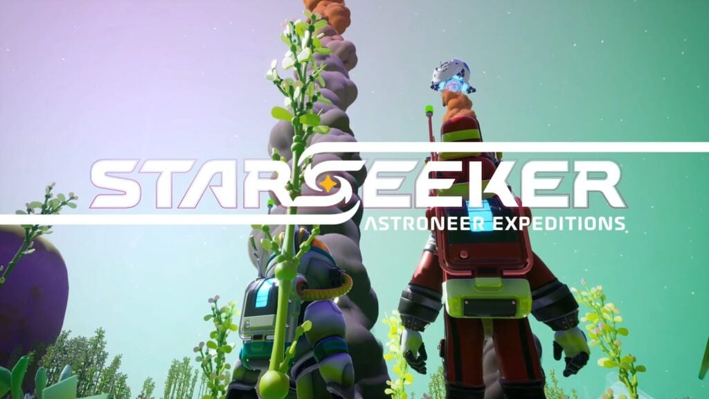 STARSEEKER: Astroneer Expeditions, game khám phá phiêu lưu không gian, nhiều màu sắc và khuyến khích chơi nhiều người