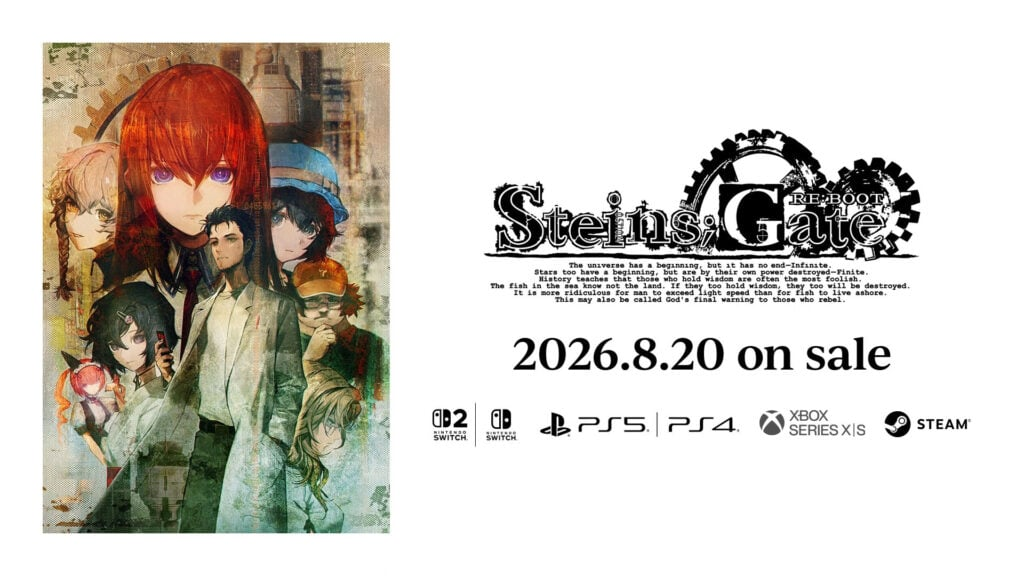 STEINS;GATE RE:BOOT công bố ngày phát hành và gameplay trò chơi