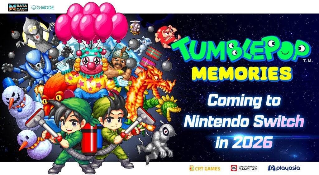 Tumblepop: Memories, tái sinh game đi cảnh arcade của năm 1991 trên nền tảng mới
